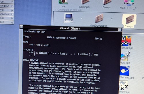 zsh on NEXTSTEP